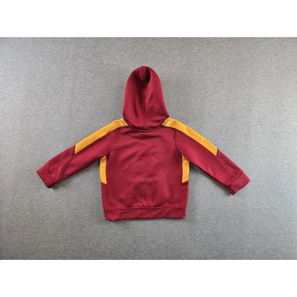 USC Trojans × Nike Hoodie‎ Kids 3T Red Pullover Dri-Fit Center Swoosh Sweatshirt